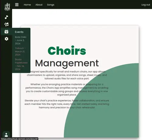 Image of ChoirHub project